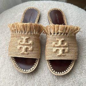 Tory Burch Raffia Sandal SZ 6